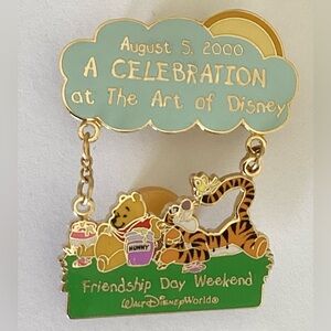Disney LE1500 INITIALED BY THE ARTIST Art of Disney Pooh & Tigger Friendship Day